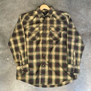 RARE VINTAGE WESTERN FRONTIER PENDLETON CLASSIC OUTDOORS FLANNEL